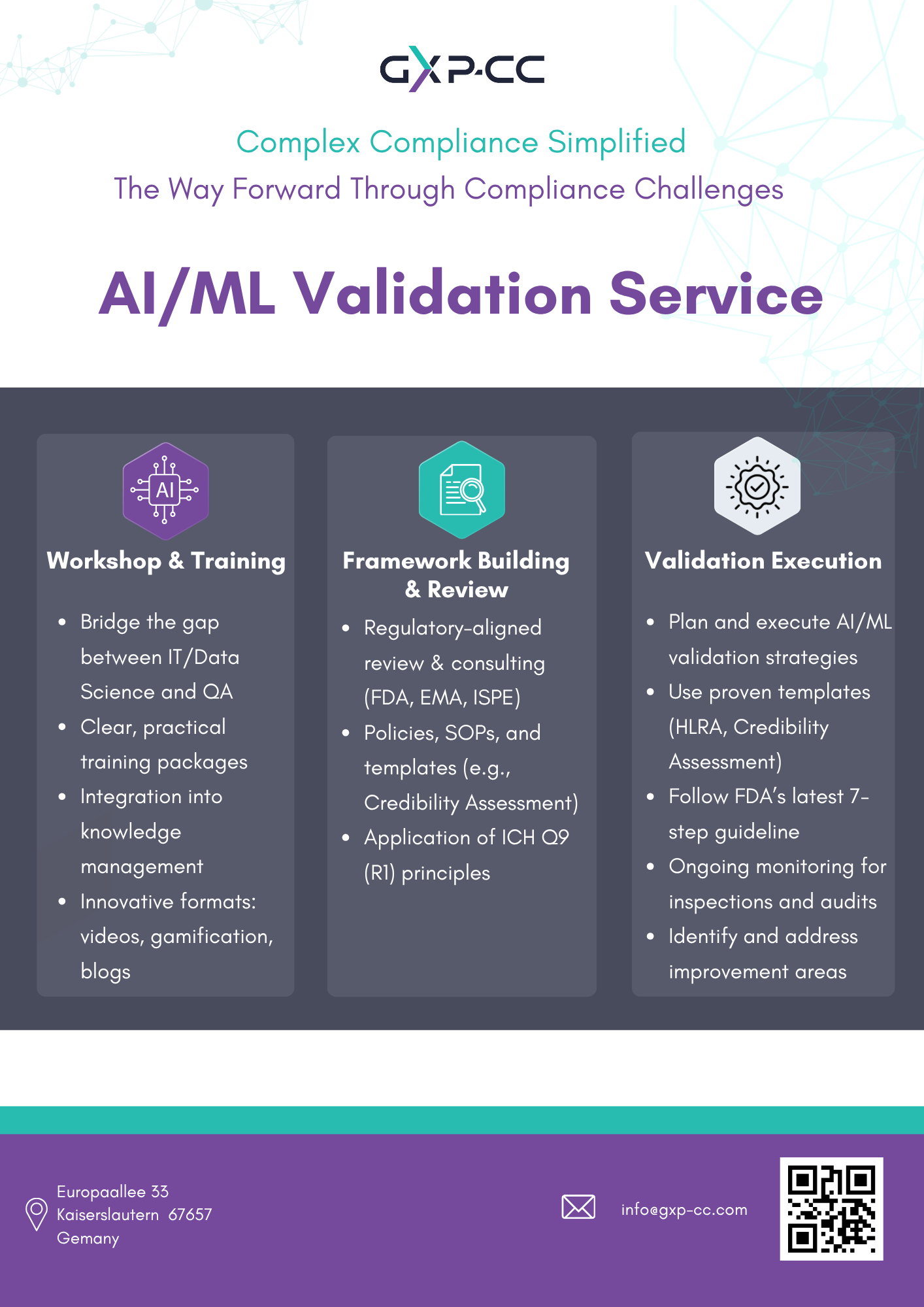 Validation Manager Services Flyer